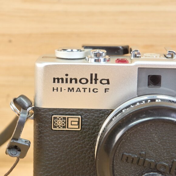 Vintage Minolta Hi-Matic F 35mm Rangefinder Film Camera, Rokkor 38mm f2.7 Lens - Picture 3 of 9